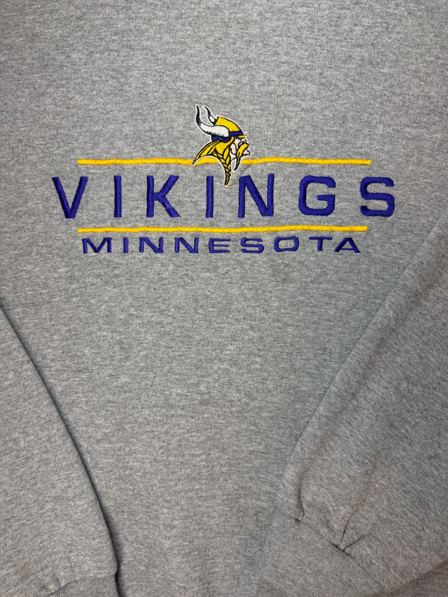 Vintage Minnesota Vikings Embroidered Crewneck