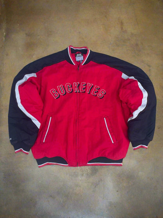 Buckeyes Spell-out Mirage Zip-Up Jacket