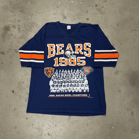 Vintage 1994 Chicago Bears 1985 Super Bowl Champions Jersey Tee