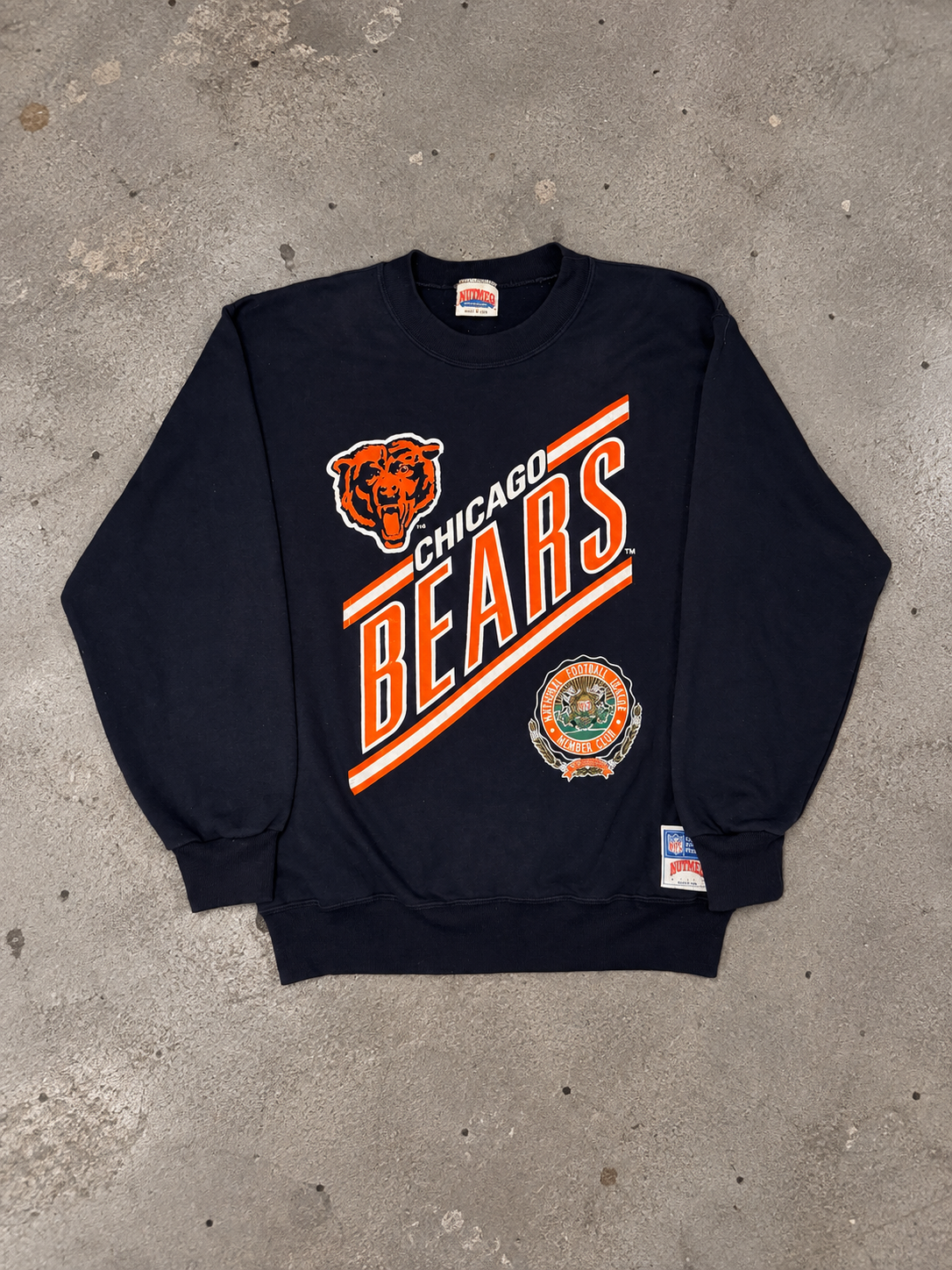 Vintage Chicago Bears Nutmeg NFL Member Club Crewneck