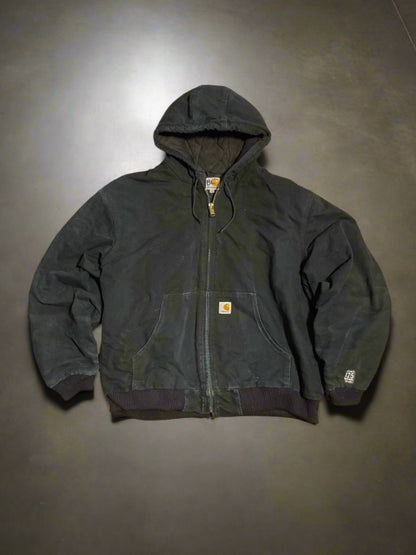 Carhartt Hooded Jacket Black Full Zip