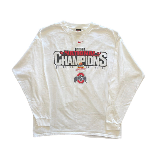 Vintage Nike 2002 Ohio State National Champions T-Shirt - L