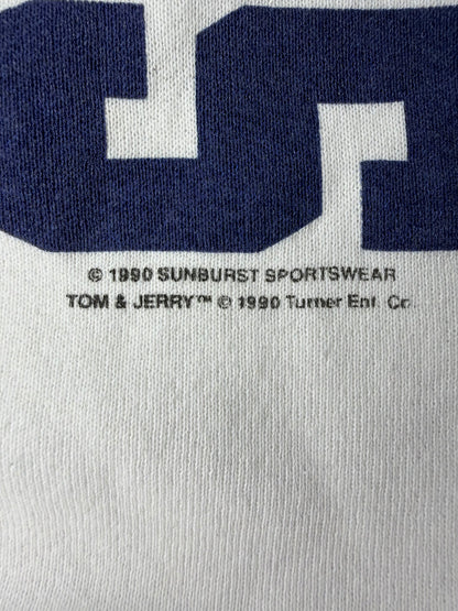 Vintage 1990 Illinois Fighting Illini Tom & Jerry Crewneck