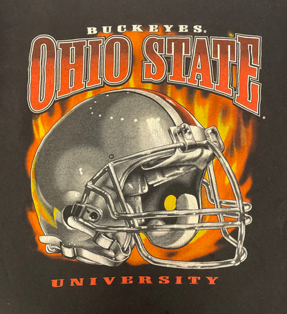 Vintage Ohio State Fire Helmet T-Shirt - XL