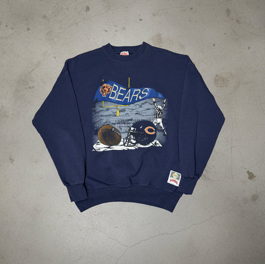 Vintage Chicago Bears Nutmeg Mills Football Graphic Crewneck