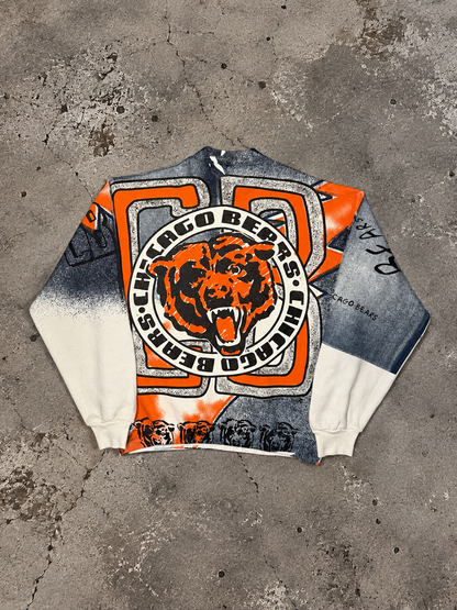 Vintage 90s Chicago Bears Magic Johnson T’s AOP Crewneck