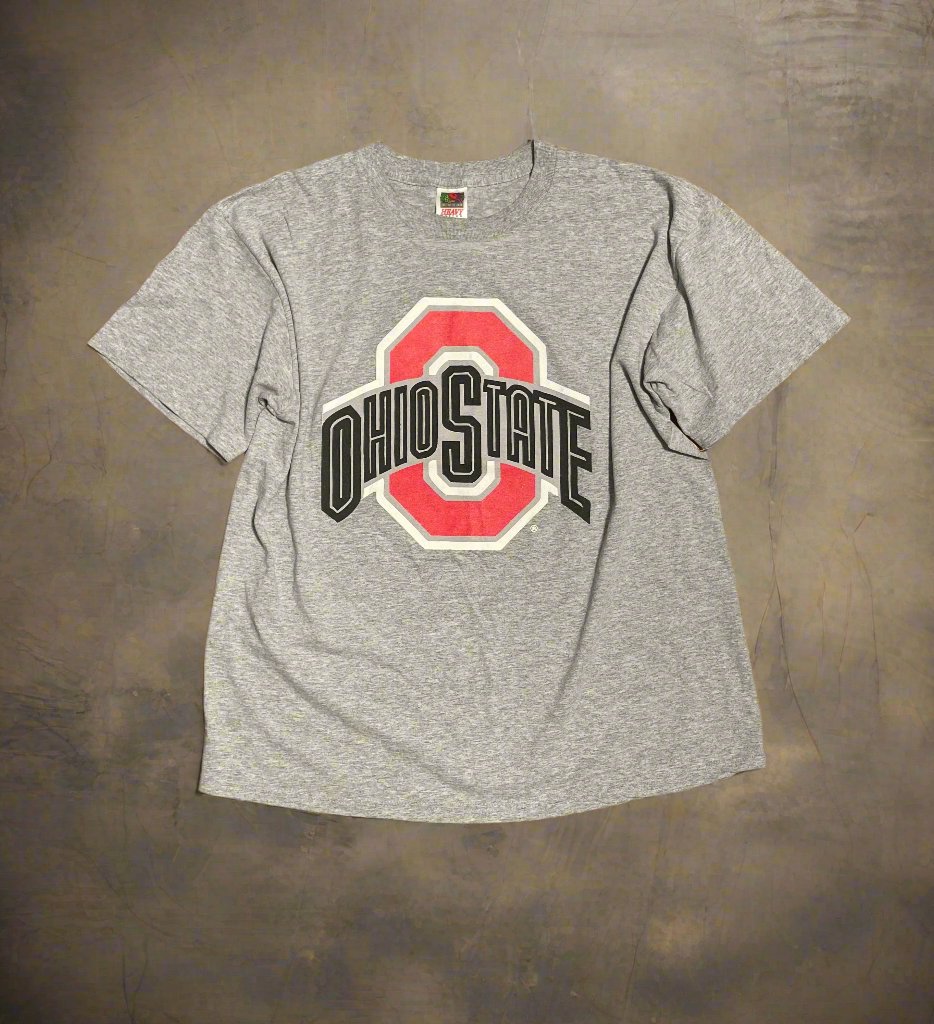 Ohio State Big Logo Fruit of The Loom Tee