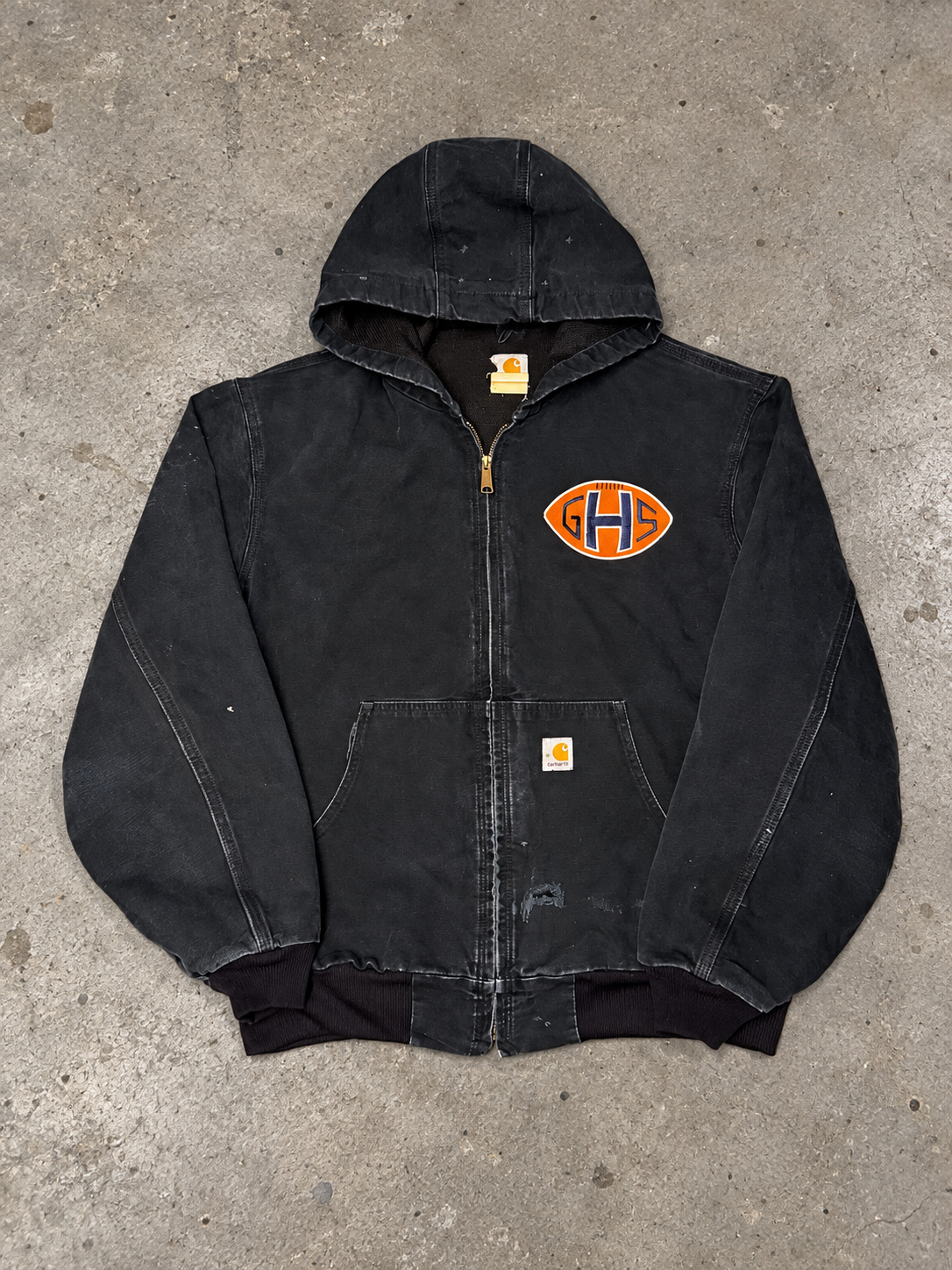 Vintage Chicago Bears George Halas GHS Carhartt Hooded Jacket