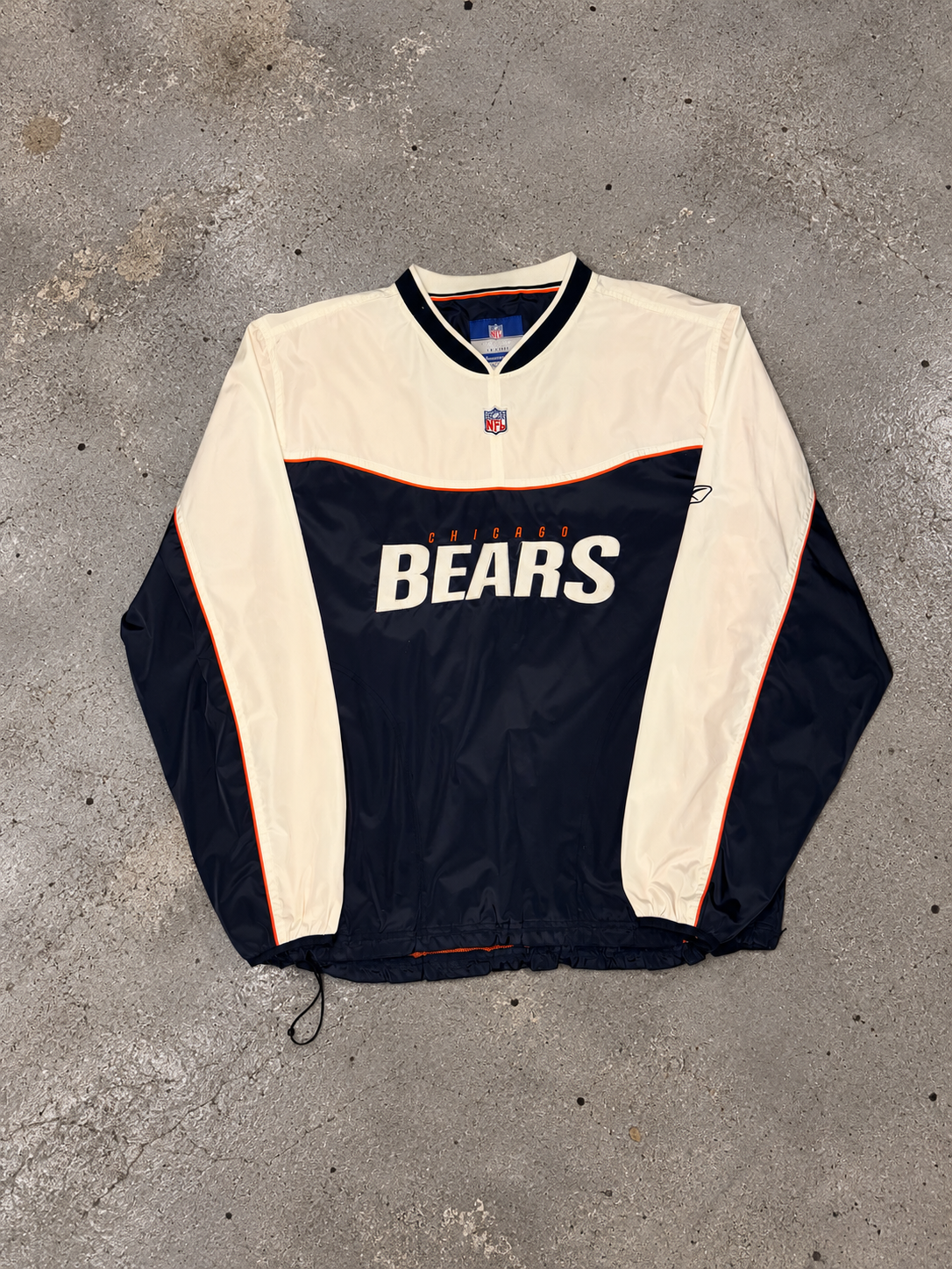 Vintage Chicago Bears Reebok Pullover Windbreaker Jacket
