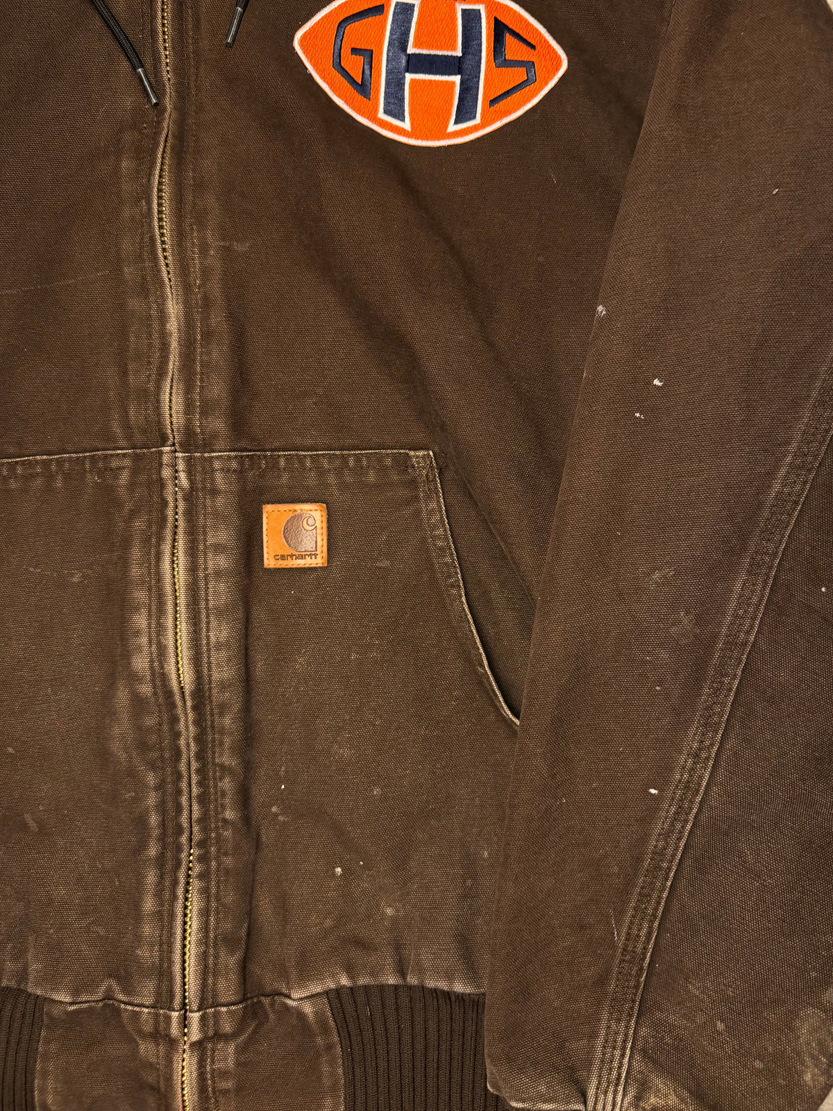 Vintage Chicago Bears George Halas GHS Carhartt Hooded Jacket