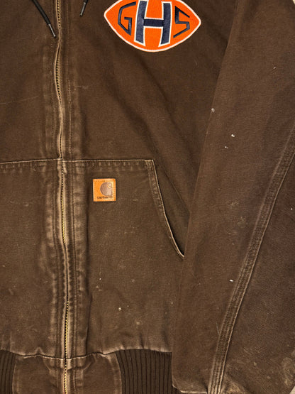 Vintage Chicago Bears George Halas GHS Carhartt Hooded Jacket