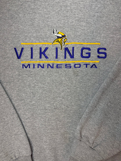 Vintage Minnesota Vikings Embroidered Crewneck