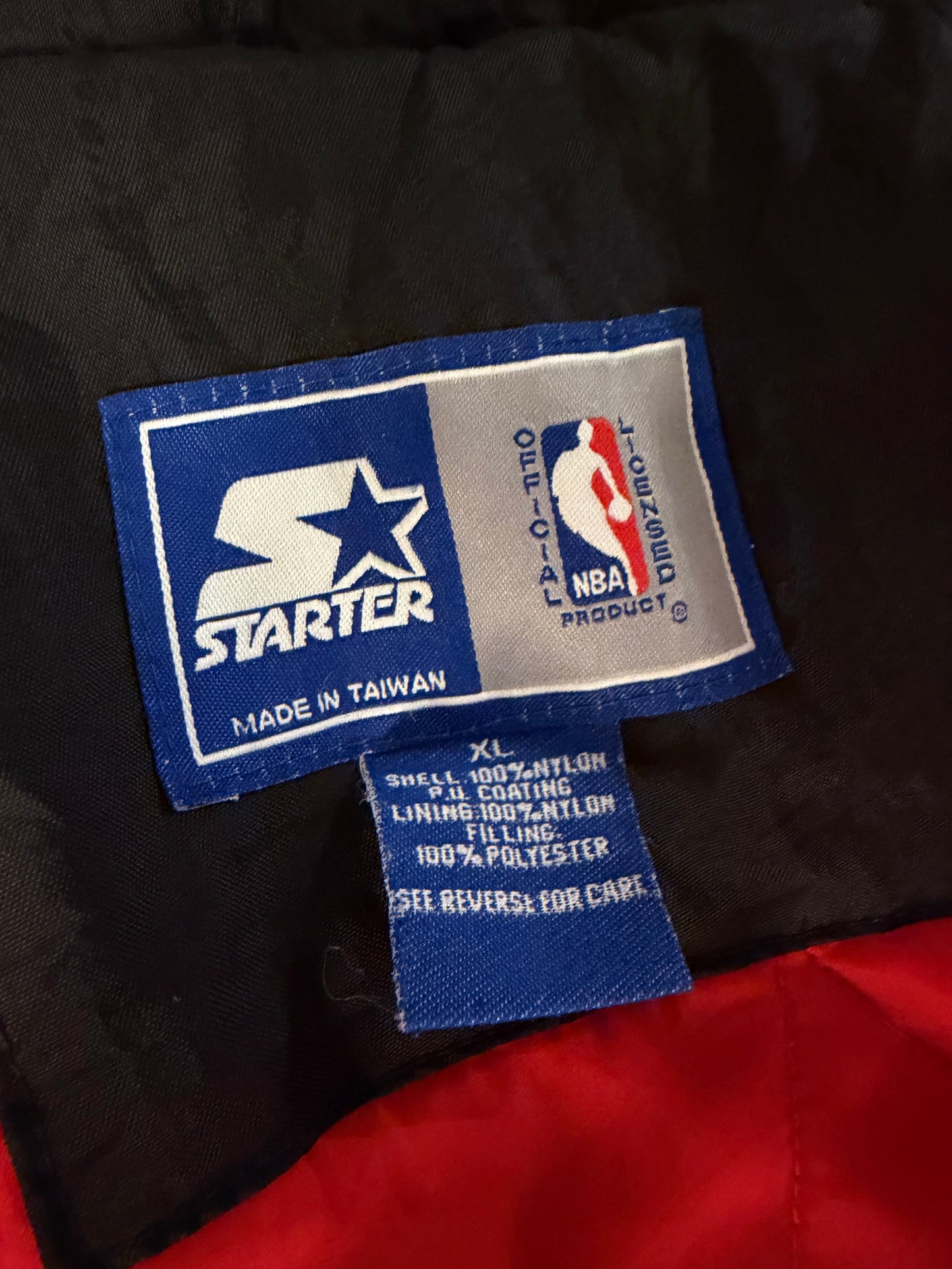 Vintage Chicago Bulls Star Starter Puffer Jacket