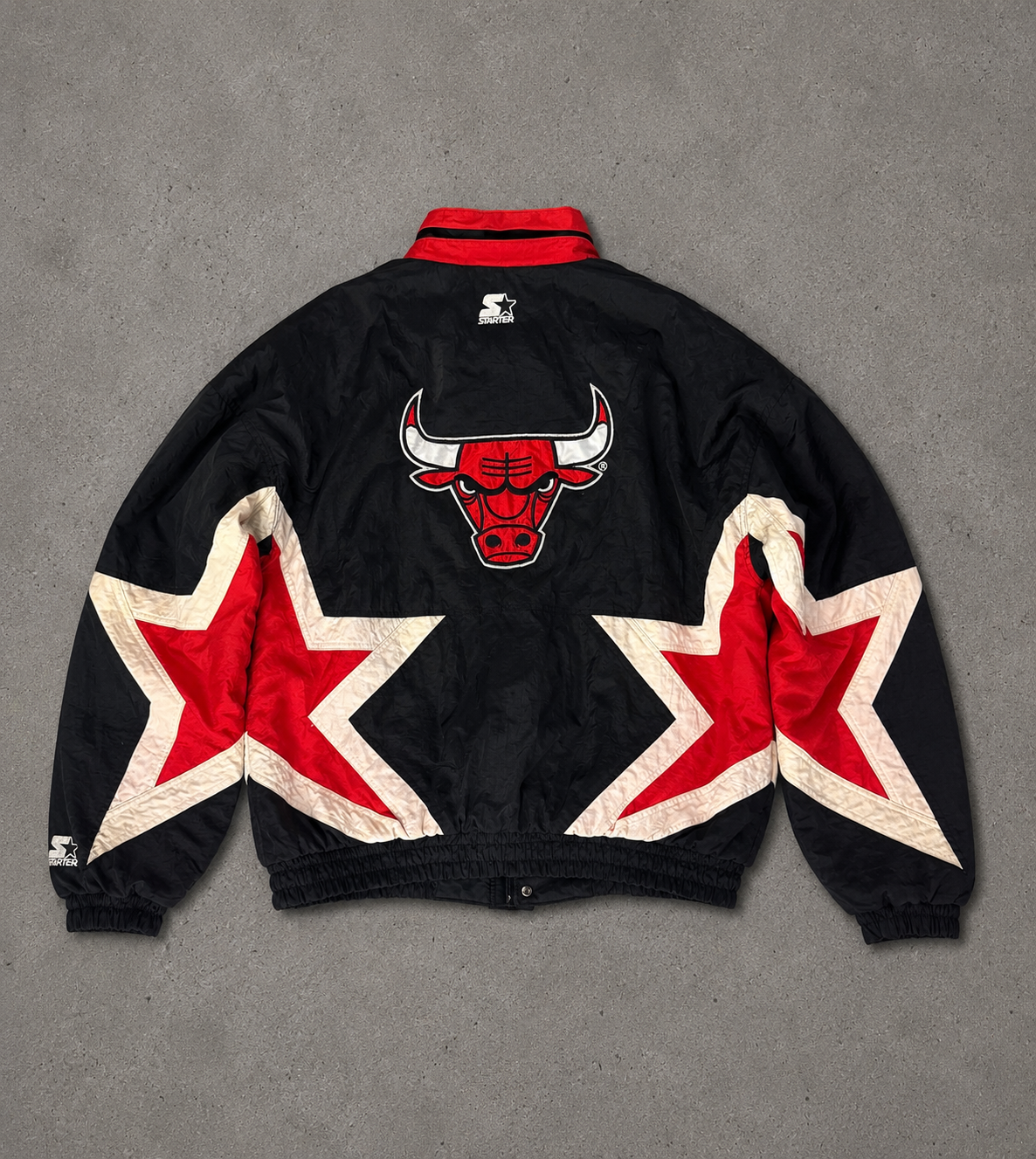 Vintage Chicago Bulls Star Starter Puffer Jacket