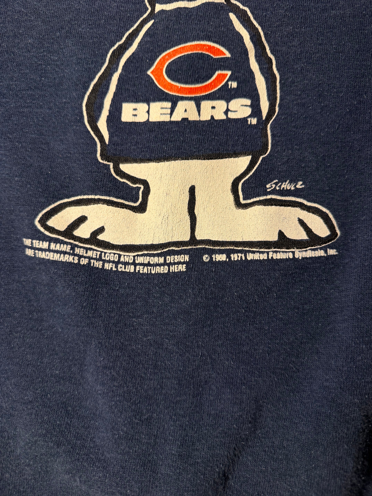 Vintage 1991 Chicago Bears Snoopy Peanuts Crewneck