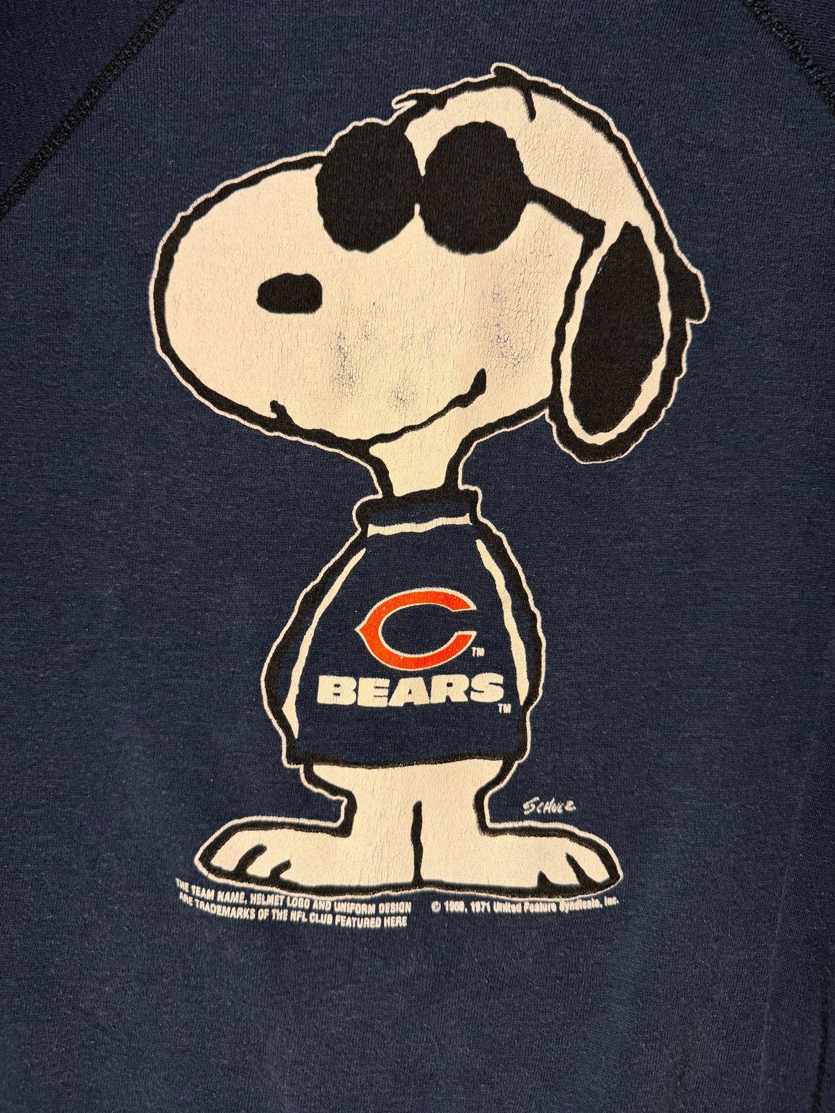 Vintage 1991 Chicago Bears Snoopy Peanuts Crewneck
