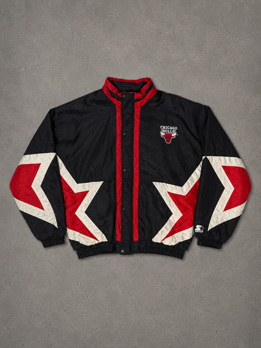 Vintage Chicago Bulls Star Starter Puffer Jacket