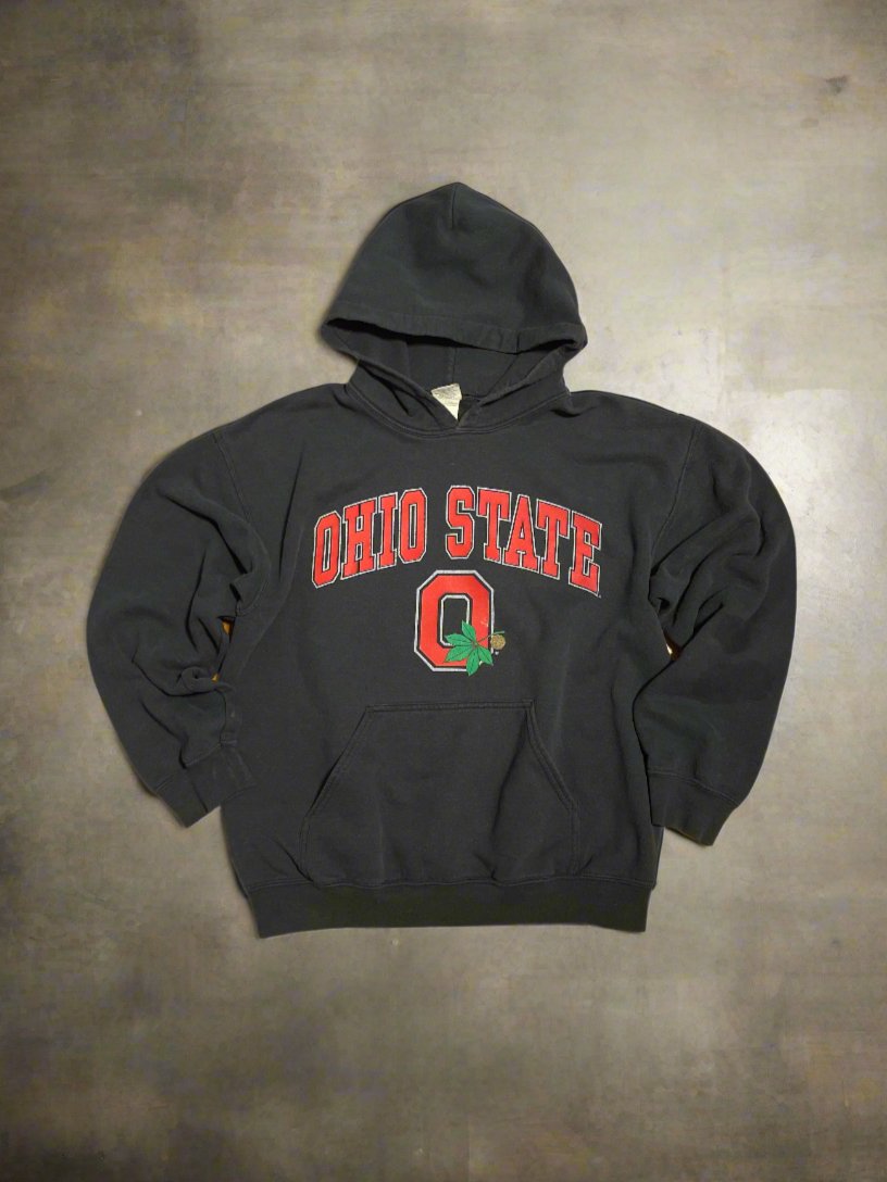 Black and Red OSU Gildan Hoodie