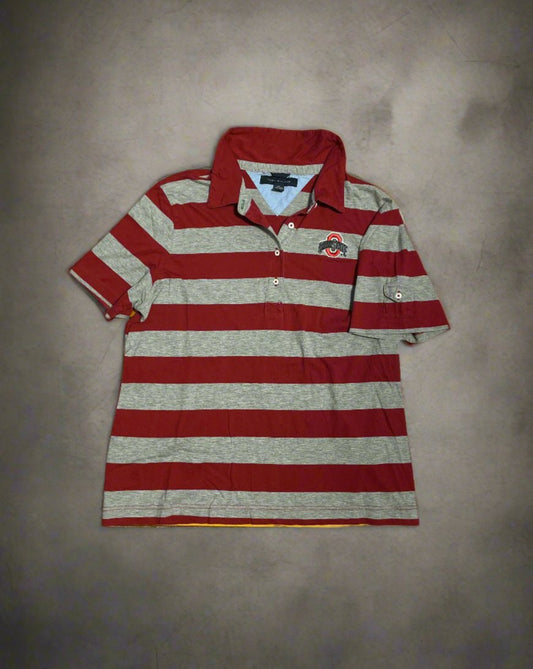 OSU Striped Tommy Polo