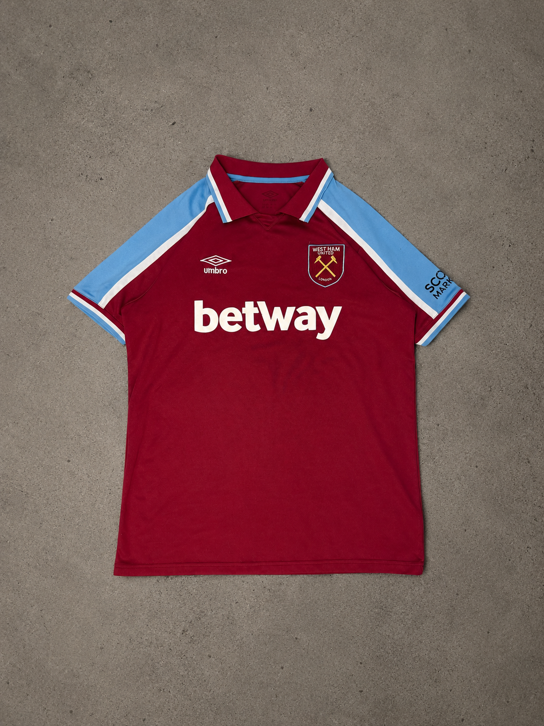 West Ham United Umbro Home Jersey Betway