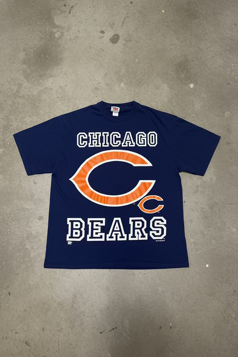 Vintage 1995 Chicago Bears Team Rated Big Logo T-Shirt