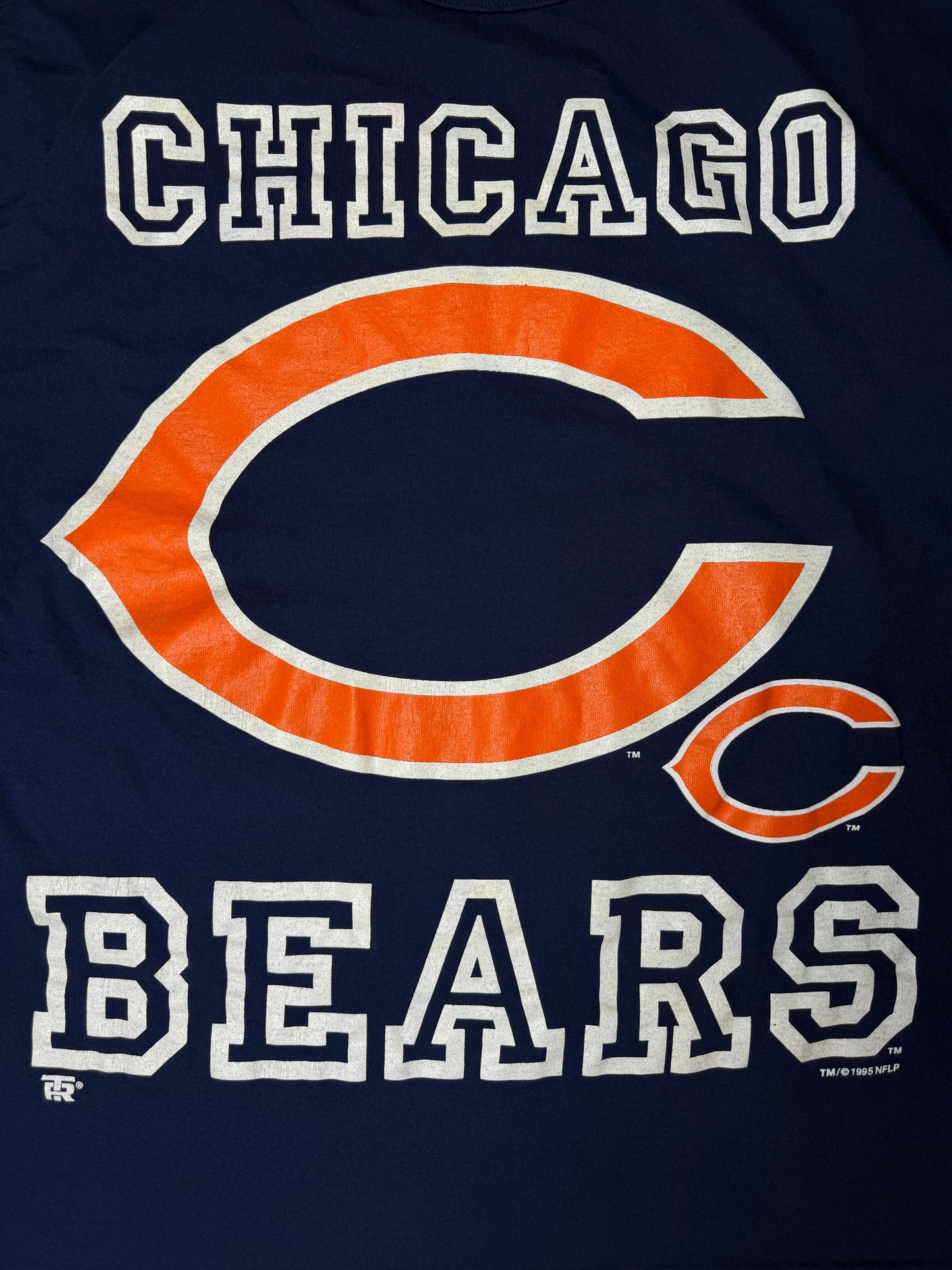 Vintage 1995 Chicago Bears Team Rated Big Logo T-Shirt
