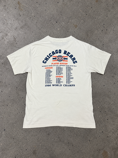 Vintage Chicago Bears “1986 World Champs” Double-Sided T-Shirt