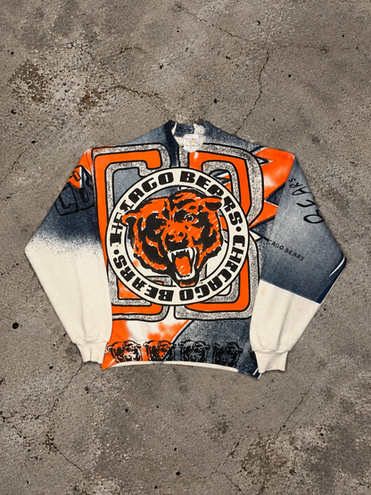 Vintage 90s Chicago Bears Magic Johnson T’s AOP Crewneck
