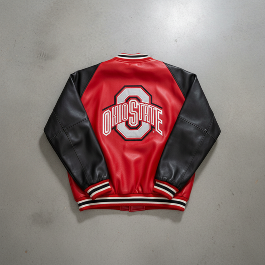 Ohio State Block O Steve & Barry’s Leather Jacket